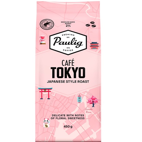 Paulig Cafe Tokyo, зерно, 450 гр